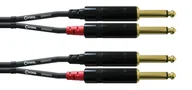 Kable - Cordial PP kabel, czarny CFU 1,5 PP - miniaturka - grafika 1