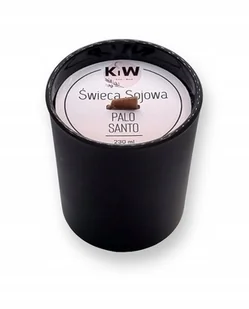 Świeca Sojowa ręcznie robiona 230 ml - Palo Santo - Świece - miniaturka - grafika 1