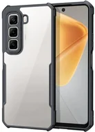 Etui i futerały do telefonów - Etui pancerne do Infinix Hot 50 4G, przezroczysto-czarne - miniaturka - grafika 1