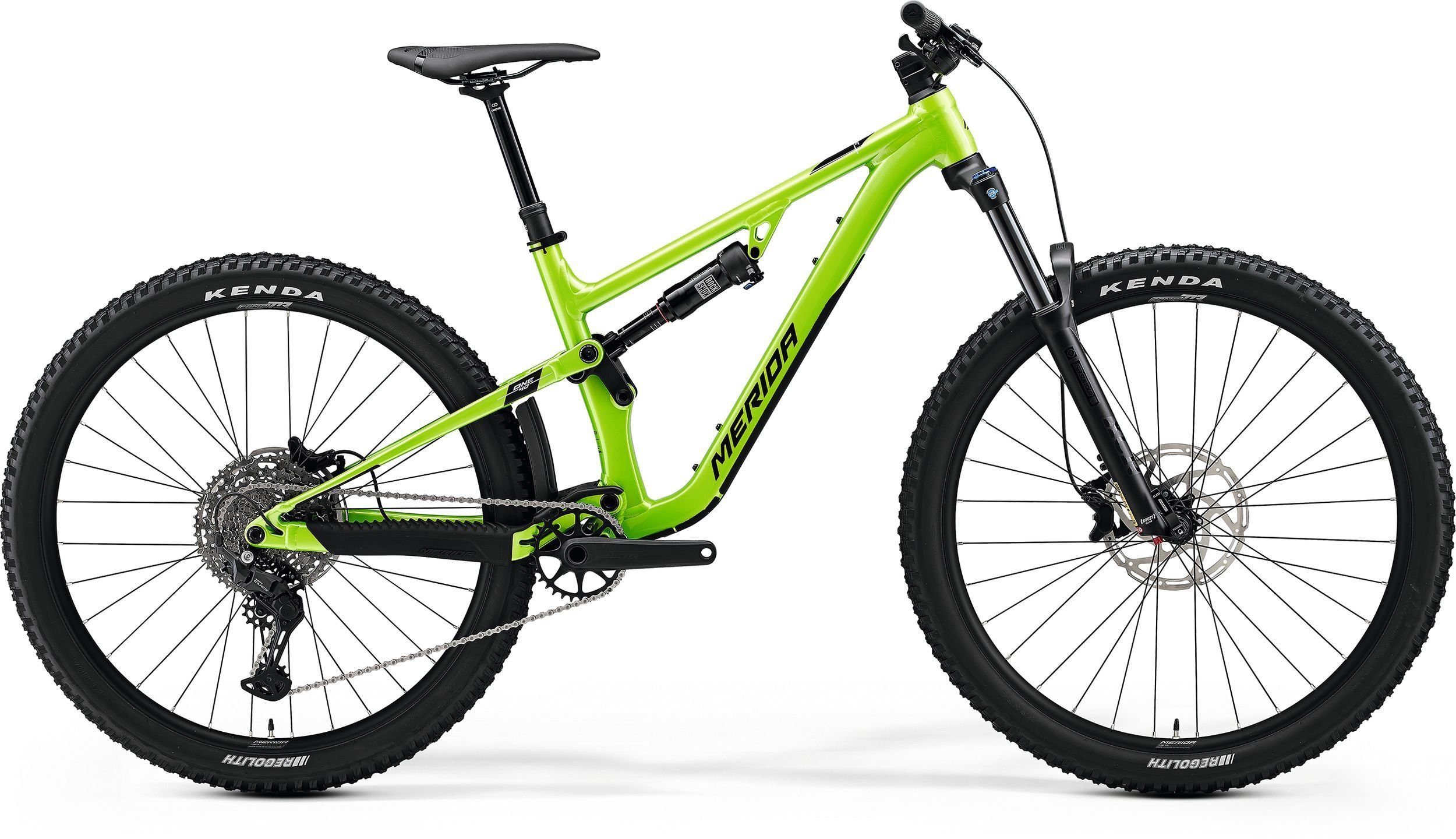 Merida One-Forty 400 2024 Metallic Green Aluminiowy Trail Full 140 mm Shimano CUES Dropper 200 mm Wybierz rozmiar ramy: XS