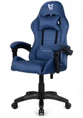 Fotele gamingowe - Fotel obrotowy gamingowy ENZO XL BLUE ALCANTARA - miniaturka - grafika 1
