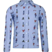 Bluzki dla chłopców - Guess Koszula | Regular Fit | oxford - miniaturka - grafika 1