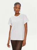 Koszulki i topy damskie - Patrizia Pepe T-Shirt 8M1543/J111-W103 Biały Regular Fit - miniaturka - grafika 1