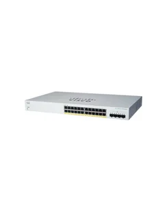Cisco switch CBS220-24FP-4X, 24xGbE RJ45, 4x10GbE SFP+, PoE+, 382W (CBS22024FP4XEURF) - Switche - miniaturka - grafika 1