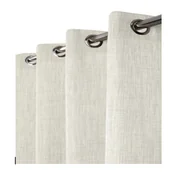 Zasłony - Zasłona z kółkami Greta 140 x 260 cm ecru - miniaturka - grafika 1