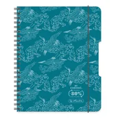 Notesy i bloczki - Herlitz, Kołobrulion, A4, 80k, Eco PP Colors, Turkus, Fsc - miniaturka - grafika 1