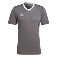 Koszulki sportowe męskie - Męska Koszulka z krótkim rękawem ADIDAS ENT22 JSY HE1574 – Szary - miniaturka - grafika 1