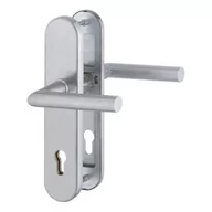 Klamki - Komplet klamek Amsterdam do drzwi zewnętrznych ze stali szlachetnej - miniaturka - grafika 1