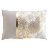 Poduszki dekoracyjne - Podłużna poduszka dekoracyjna, złote liście, 40 x 60 cm - miniaturka - grafika 1