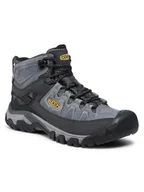 Buty trekkingowe męskie - Keen Trekkingi Targhee III Mid Wp 1025164 Szary - miniaturka - grafika 1