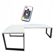 Biurka gamingowe - BIURKO GAMINGOWE NAROŻNE LOFTOWE 180x120 PRODUCENT STABILNE KOMPUTEROWE - miniaturka - grafika 1