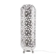 Lampy stojące - Beliani Lampa podłogowa Lampa podłogowa metalowa srebrna VOLTA 79297 - miniaturka - grafika 1