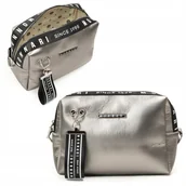 Torebki damskie - SPORTOWA TOREBKA LISTONOSZKA MONNARI srebrna Pojemna - miniaturka - grafika 1