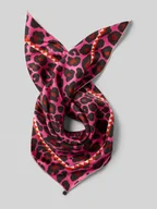 Apaszki i szaliki damskie - Szal jedwabny z obszytymi brzegami - miniaturka - grafika 1