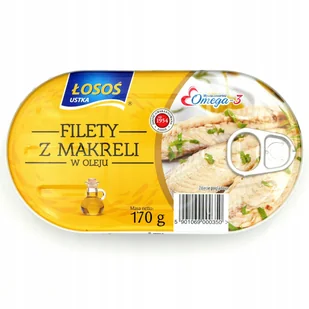 Filety Z Makreli W Oleju Konserwa Rybna 170G - Konserwy i dania rybne - miniaturka - grafika 1
