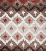 Dywany - Chodnik H066B DARK BEIGE RASTA - miniaturka - grafika 1