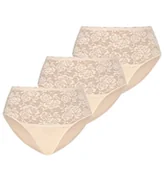 Komplety bielizny - Wielopak majtek damskich Violetta beżowy, Teyli - miniaturka - grafika 1