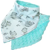 Śliniaki i fartuszki - Kerstin ŚLINIAK APASZKA MINKY BAWEŁNA NA RZEPY MIĘKKI 2w1 - miniaturka - grafika 1