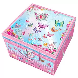 Pulio Zestaw w pudełku z szufladami - Motylki - Przyborniki na biurko - miniaturka - grafika 1