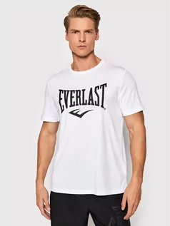 Koszulki męskie - Everlast T-Shirt 873980-60 Biały Regular Fit - grafika 1