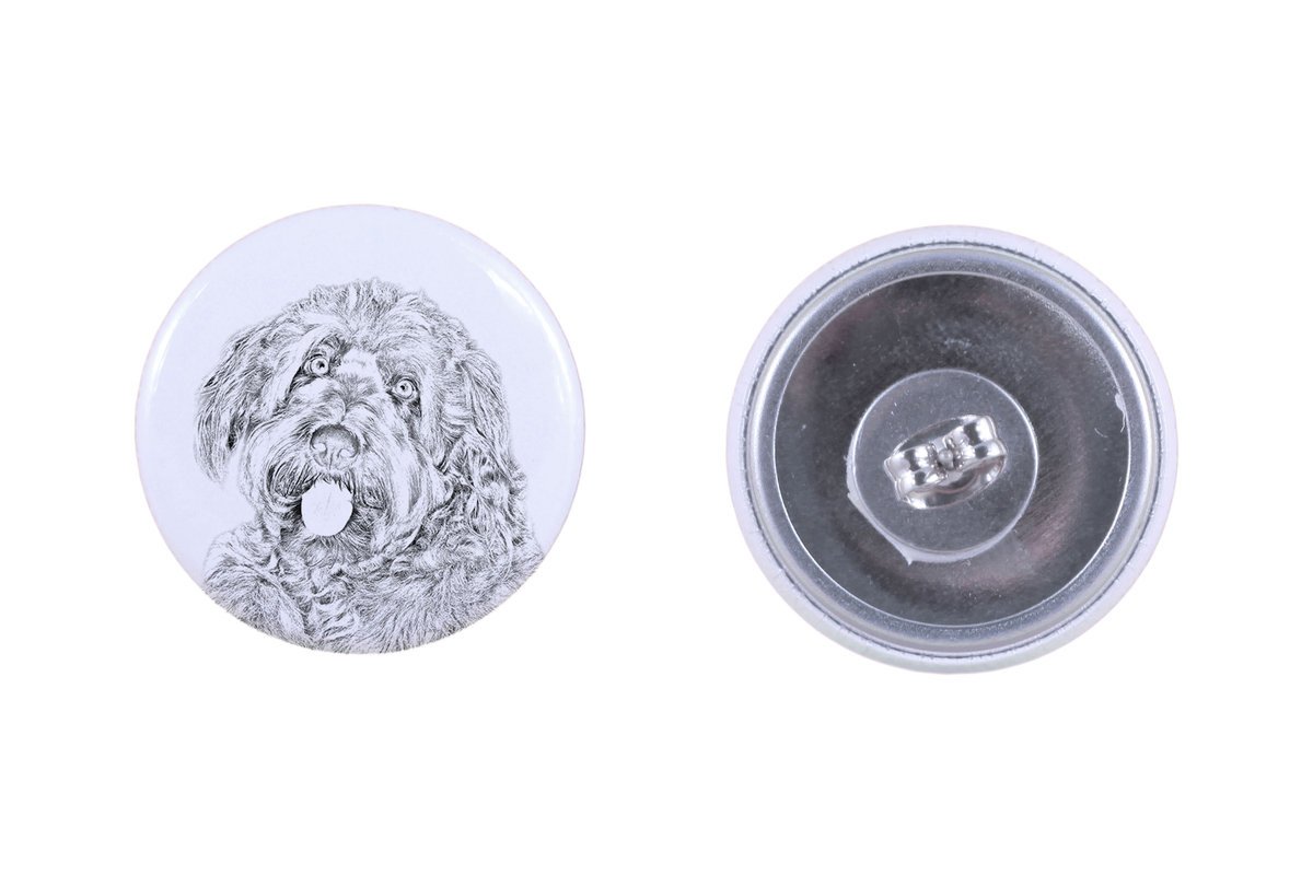 Otterhound, Pies na wydry - wyjątkowe kolczyki z psem, twój pupil na breloku, marka własna Art-Dog