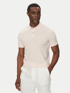 Koszulki męskie - BOSS Polo Pallas 50468362 Różowy Regular Fit - miniaturka - grafika 1