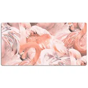 Podkładki na biurko - Mata ochronna na biurko Flamingi 120x60 cm - miniaturka - grafika 1