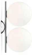 Lampy sufitowe - Flos - IC C/W1 Double Lampa Sufitowa/Ścienna w Kolorze Chromu Flos - miniaturka - grafika 1