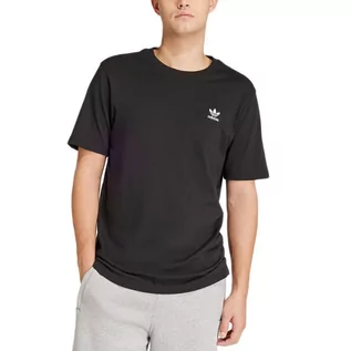 Koszulki sportowe męskie - Koszulka adidas Originals Trefoil Essentials IR9690 - czarna - Adidas - grafika 1