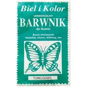 Farby i media malarskie - czakos Barwnik do tkanin "Motyl", turkusowy, Biel i Kolor, 10 g CZ-BT-083 - miniaturka - grafika 1