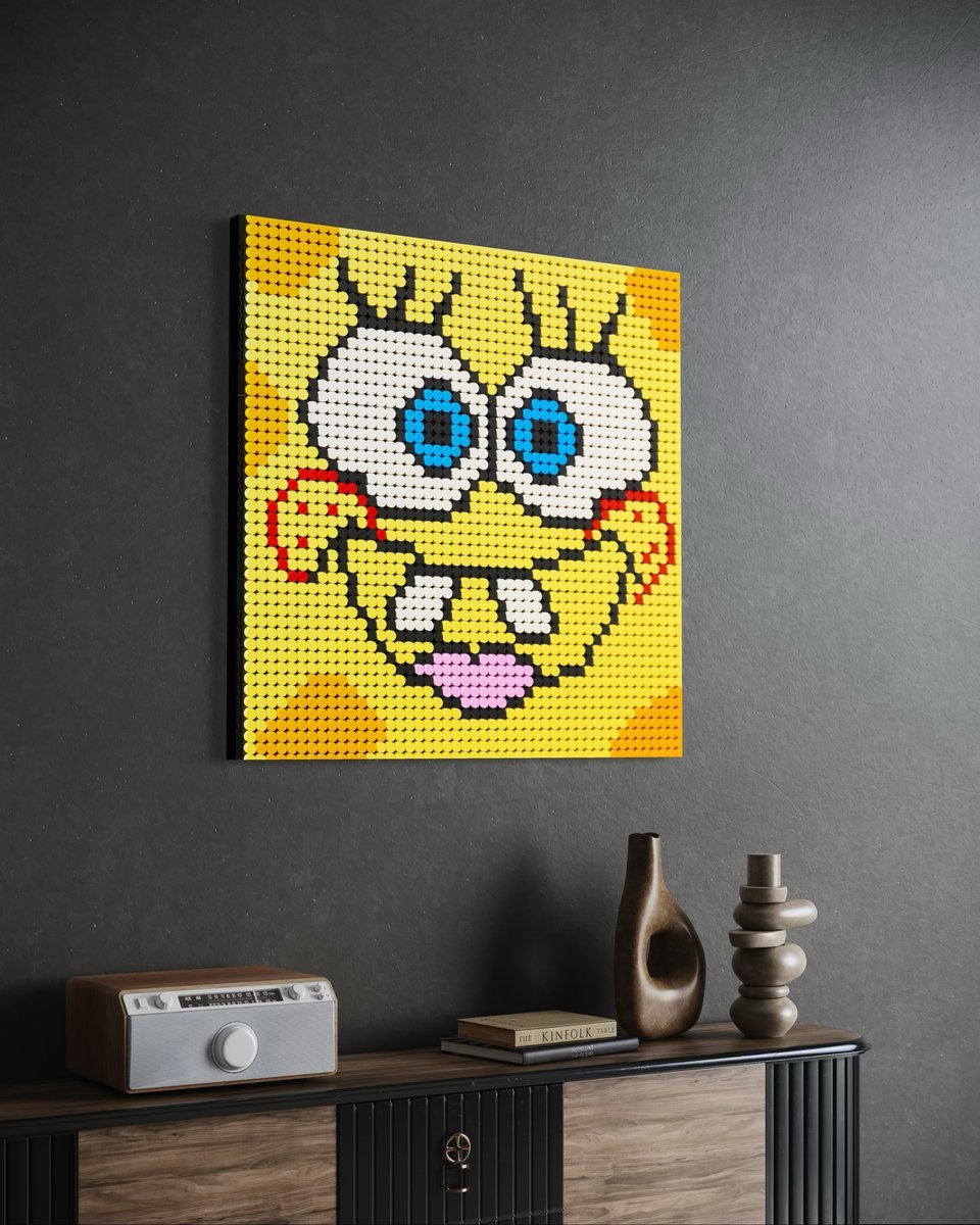 Spongebob Klocki Obraz