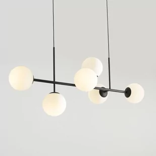 Fin lampa wisząca 6-punktowa czarna 1120K1 - Lampy sufitowe - miniaturka - grafika 1