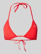 Stroje kąpielowe - Top bikini z nadrukiem z logo - miniaturka - grafika 1