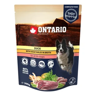 ONTARIO Saszetka Kaczka z warzywami w bulionie 300g (214-3373) - Mokra karma dla psów - miniaturka - grafika 1