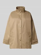 Kurtki damskie - Kurtka o luźnym kroju z mieszanki bawełny - miniaturka - grafika 1