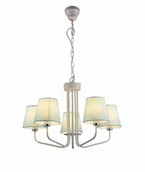 Lampy sufitowe - Candellux Lampa Wisząca York 5 Biały Niebieski 50205093 - miniaturka - grafika 1