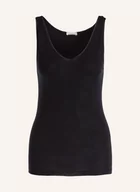 Koszulki i topy damskie - Hanro Top Woolen Silk schwarz - miniaturka - grafika 1