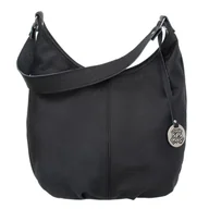 Torebki damskie - Torebka Damska Skórzana Kaletnik Zatoka Czarna - miniaturka - grafika 1