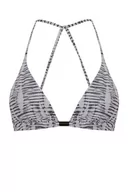 Koszulki i topy damskie - Women'secret Top Bikini Trójkąt Tie Dye Szary Biustonosz damski, Szary nadruk, 90B - miniaturka - grafika 1
