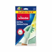 Inne artykuły do sprzątania - Rękawice Vileda Extra Sensation "L" - miniaturka - grafika 1