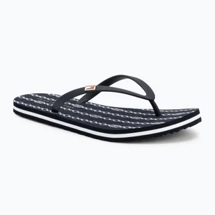 Japonki damskie Tommy Hilfiger Strap Beach Sandal space blue - Klapki i japonki damskie - miniaturka - grafika 1