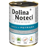 Mokra karma dla psów - Dolina Noteci Premium Bogata W Pstrąga 0,4 kg - miniaturka - grafika 1