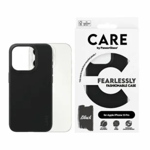 Etui CARE by PanzerGlass Fearlessly Fashionable Case na iPhone 15 Pro - czarne - Etui i futerały do telefonów - miniaturka - grafika 1