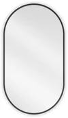 Lustra - Mexen Loft lustro łazienkowe owalne 80 x 45 cm, rama czarna - 9851-080-045-000-70 - miniaturka - grafika 1