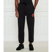 Dresy męskie - HUGO Spodnie dresowe Dusufem | Regular Fit - miniaturka - grafika 1