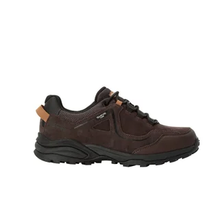 Męskie buty na wędrówki Jack Wolfskin SUNSET HIKE TEXAPORE LOW M dark oak - 39,5 - Buty trekkingowe męskie - miniaturka - grafika 1