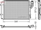 Chłodnice - Chłodnica klimatyzacji DENSO DCN43010 976061P000 z osuszaczem HYUNDAI KIA - miniaturka - grafika 1