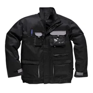 Odzież robocza - PORTWEST TX10 BLUZA ROBOCZA DWUKOLOROWA PORTWEST TEXO; CZARNY - miniaturka - grafika 1