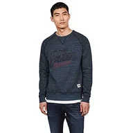 Bluzy męskie - G-STAR RAW Bluza męska Graphic 15 Core, Wielokolorowy (Mazarine Blue Htr D14730-b641-4348), XS - miniaturka - grafika 1