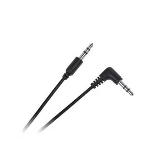 CABLETECH KPO3965-0.5 Kabel jack 3.5 wtyk - jack 3.5 wtyk 0.5m kątowo-prosty LEC-KPO3965-0.5 - Kable - miniaturka - grafika 1